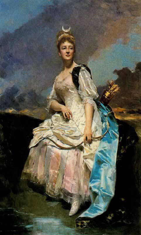 MARQUISE D'HERVEY SAINT DENYS, Raimundo de Madrazo y  Garreta